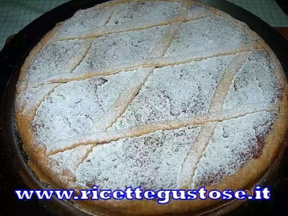 CROSTATA RICOTTA E AMARETTI