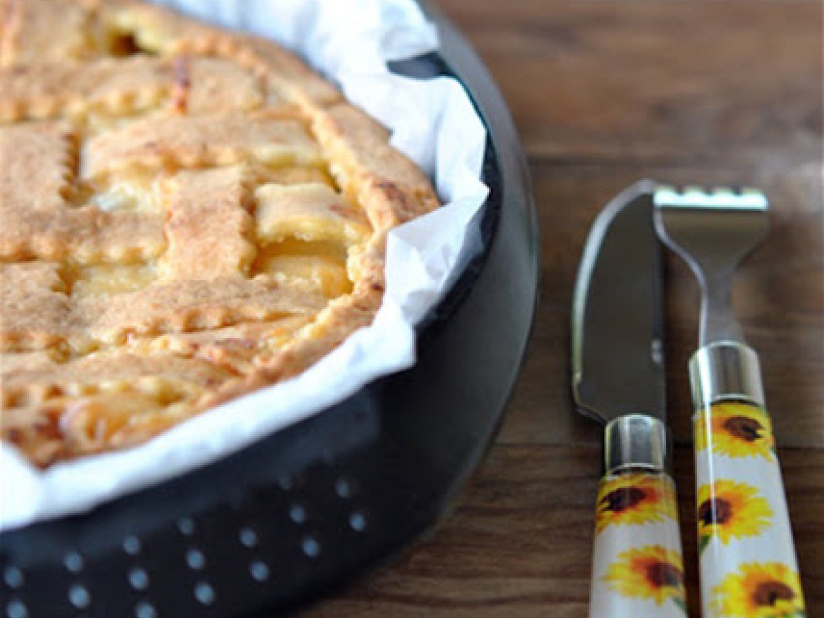 Crostata ricotta, pere e mandorle - foto 5