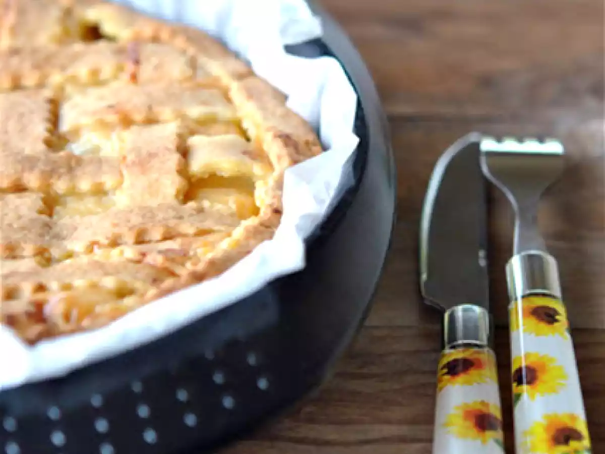 Crostata ricotta, pere e mandorle - foto 5