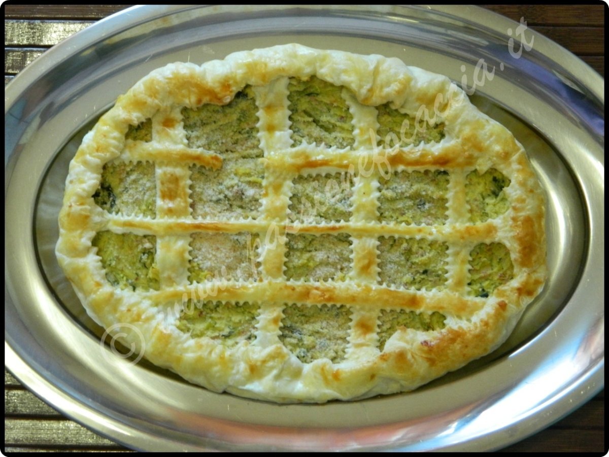 Crostata salata con verza