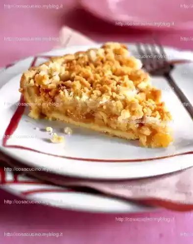 Crostata sbriciolata alle mele