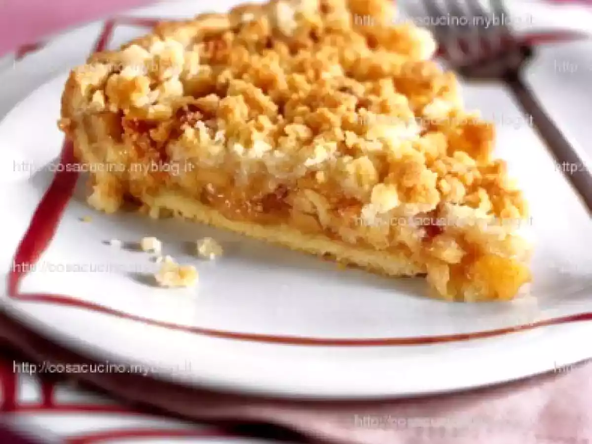 Crostata sbriciolata alle mele
