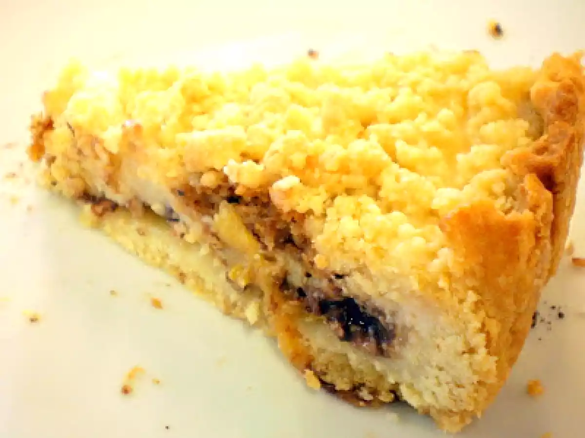 Crostata sbriciolata alle pesche e crema all'amaretto - foto 3