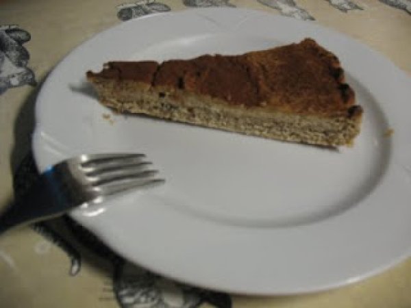 Crostata vegan di castagne e caffé