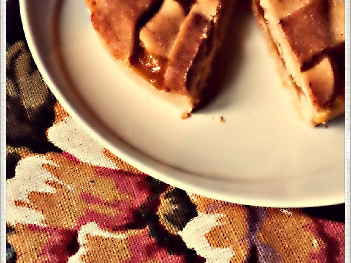 Crostata vegana di avena con mango cremoso