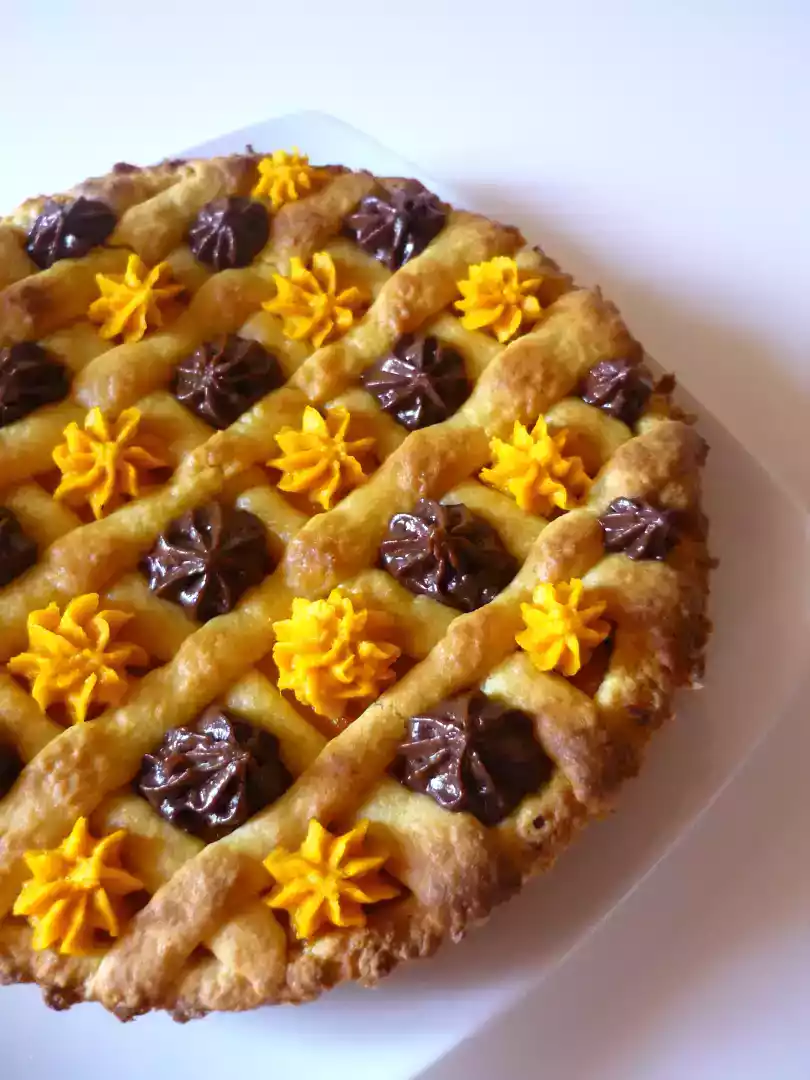 Crostata zucca e cioccolato