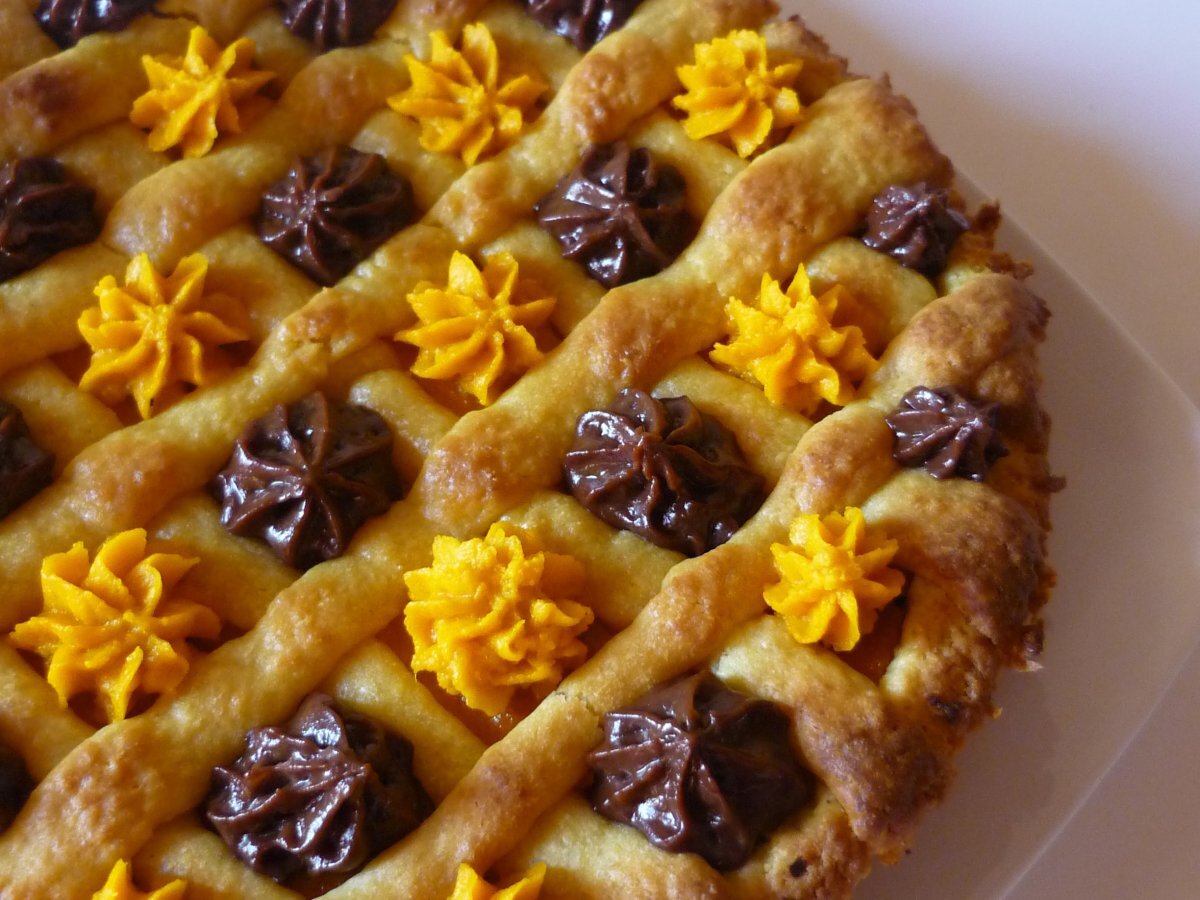 Crostata zucca e cioccolato