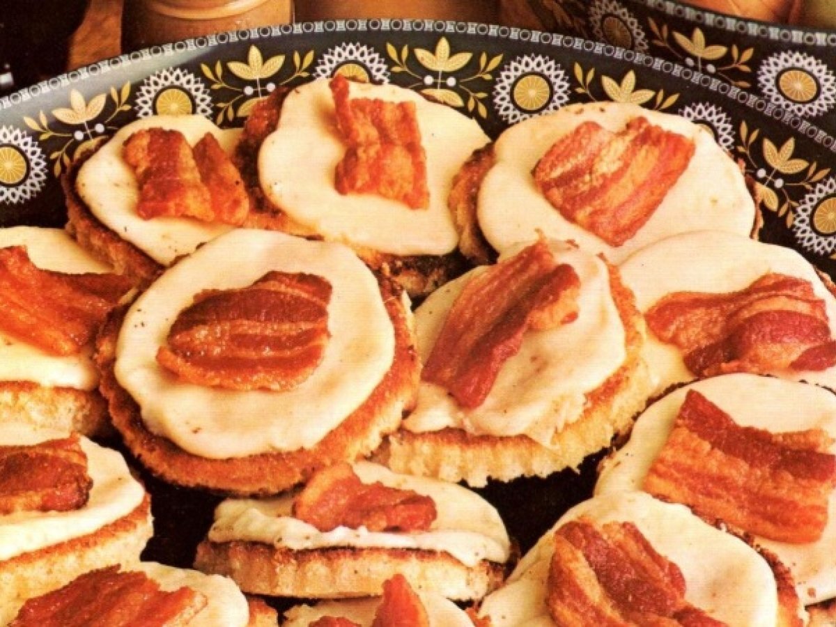 Crostini al bacon
