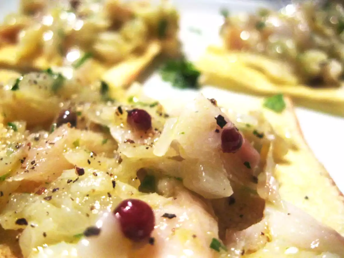 Crostini di branzino nel pane carasau - foto 2