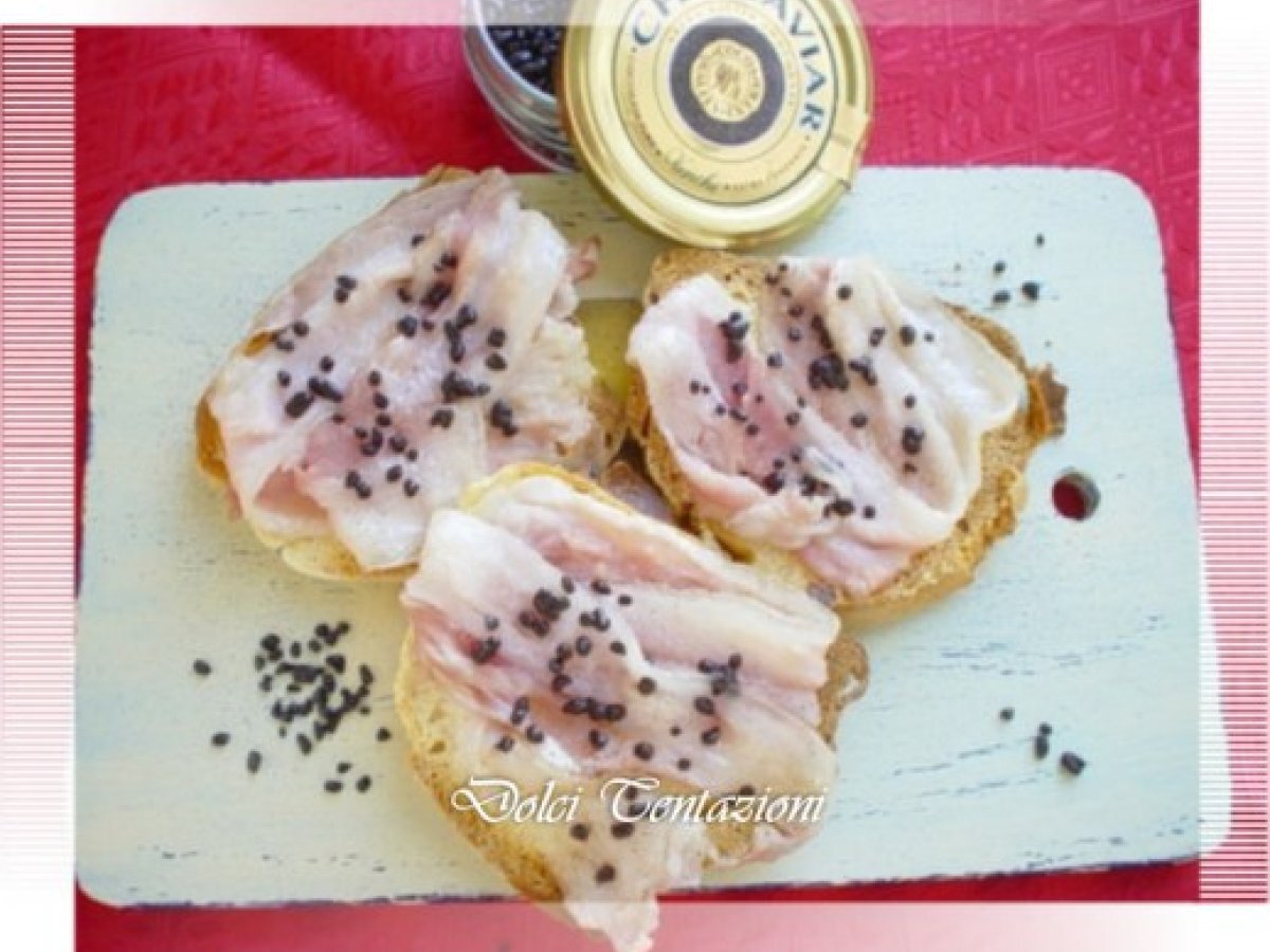 Crostini lardo e caviale di cioccolato! - foto 2