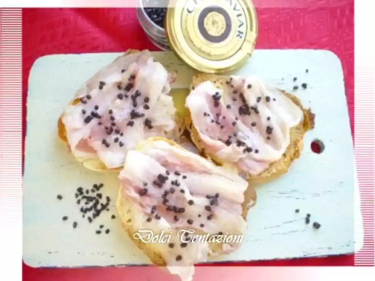 Crostini lardo e caviale di cioccolato! - foto 2