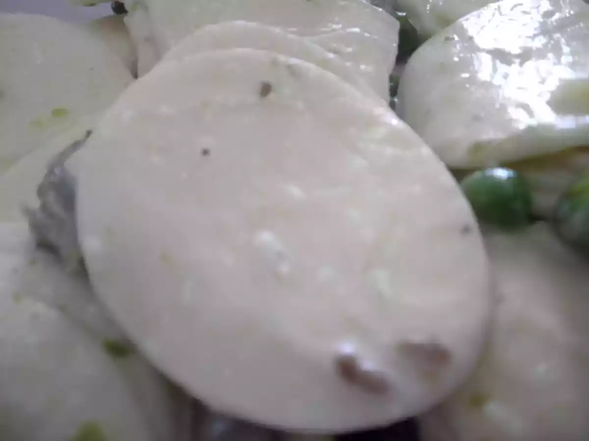 Croxetti bianchi del Pastificio Artigianale Fiore con panna funghi e piselli - foto 7