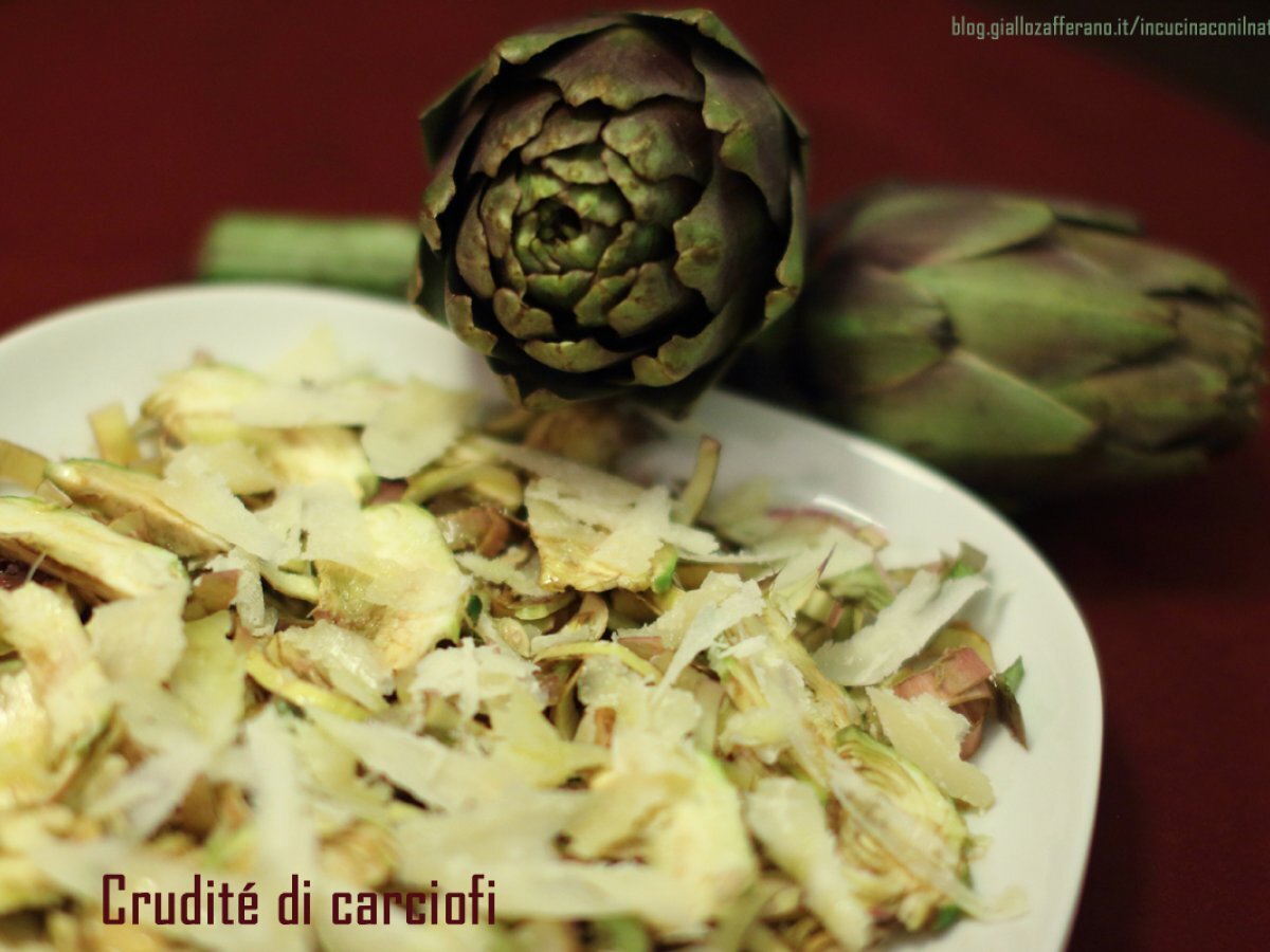 Crudité di carciofi