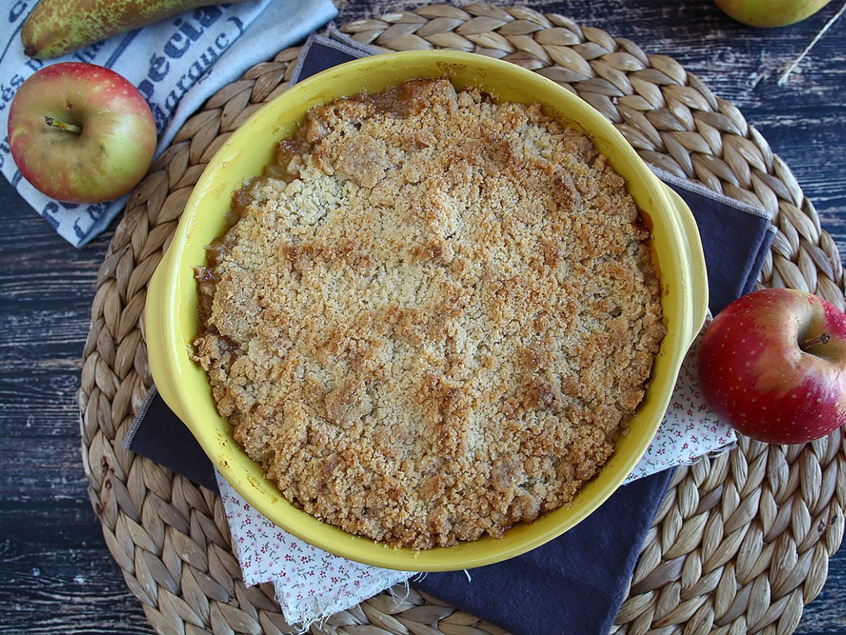 Crumble di mele e pere - foto 2