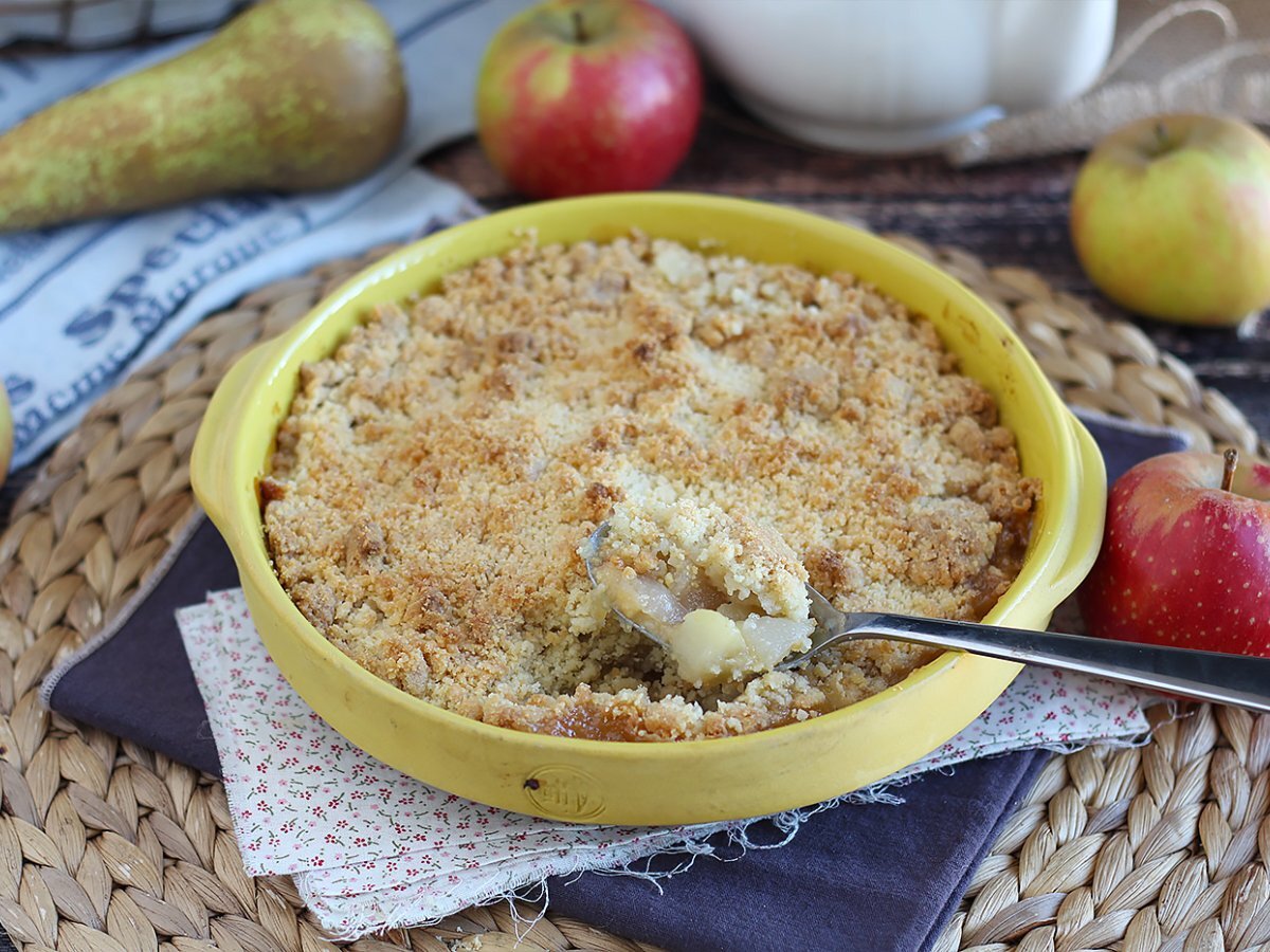 Crumble di mele e pere - foto 5