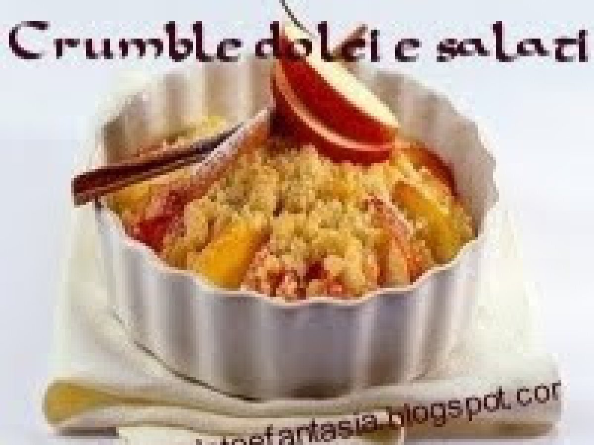 Crumble di pesche e amaretti - foto 6