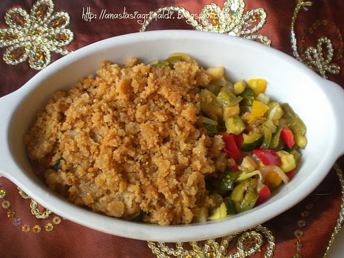Crumble di ratatouille