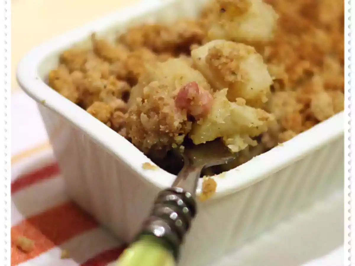 Crumble di topinambur e cavolo rapa alle nocciole - foto 3
