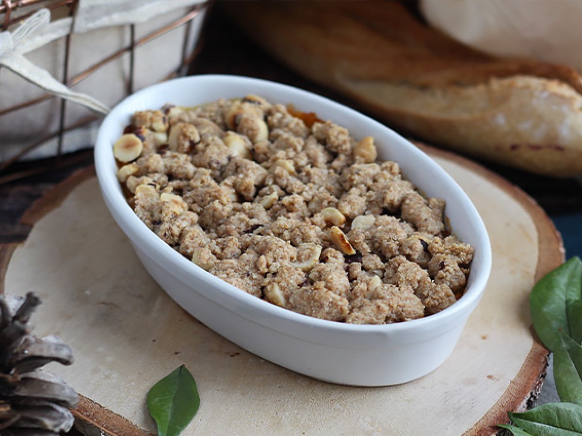 Crumble di zucca alle nocciole - foto 3