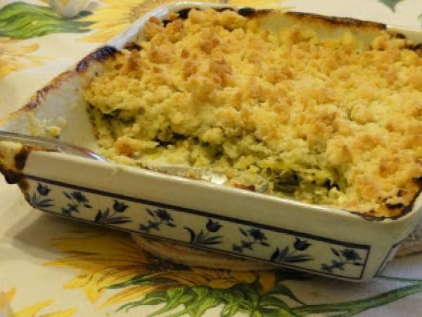 Crumble di zucchine