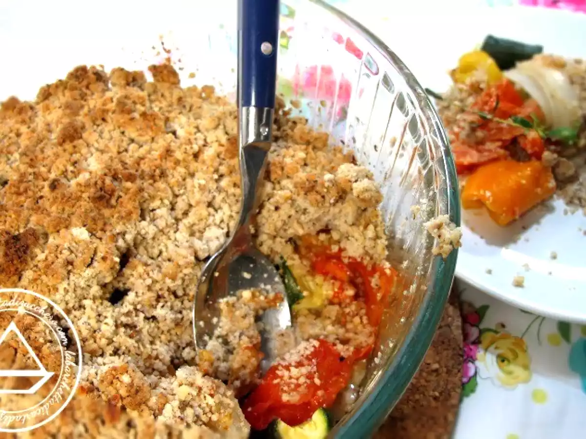 Crumble Primavera - Verdure golose alle mandorle - foto 2