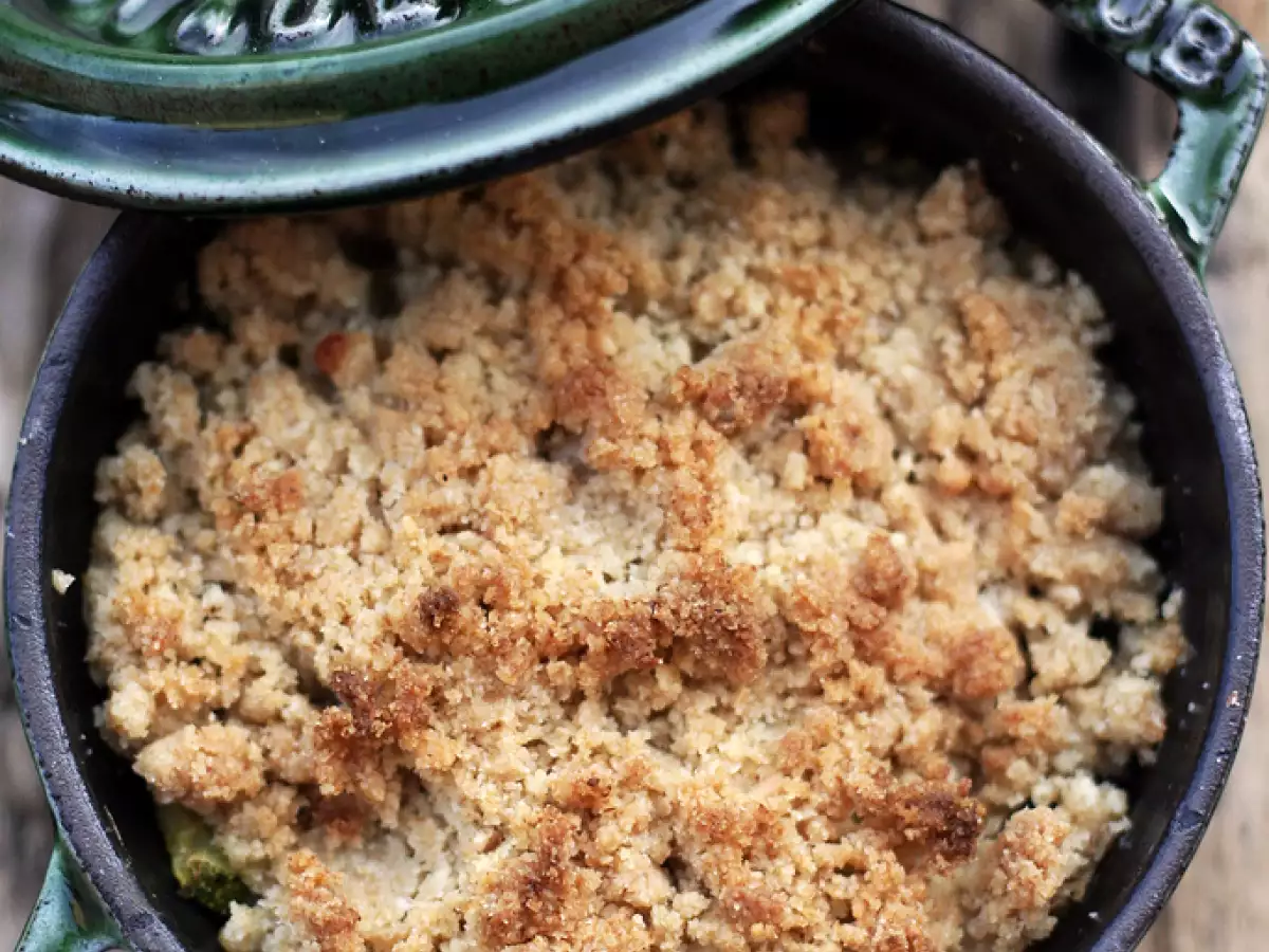 Crumble salato di zucchine e asparagi - foto 2