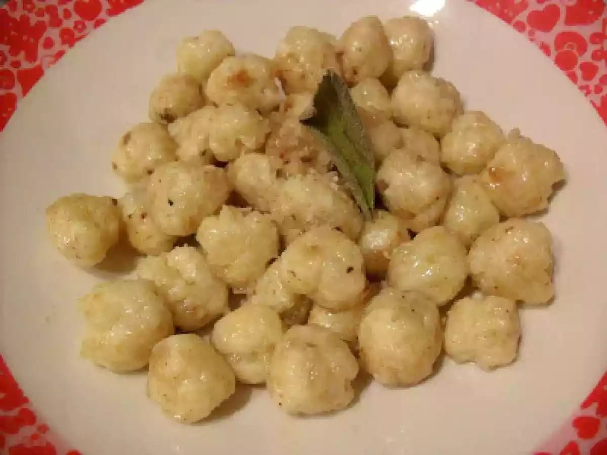 Cucina molecolare, Gel di amidi, Gnocchi al sedano rapa e mascarpone