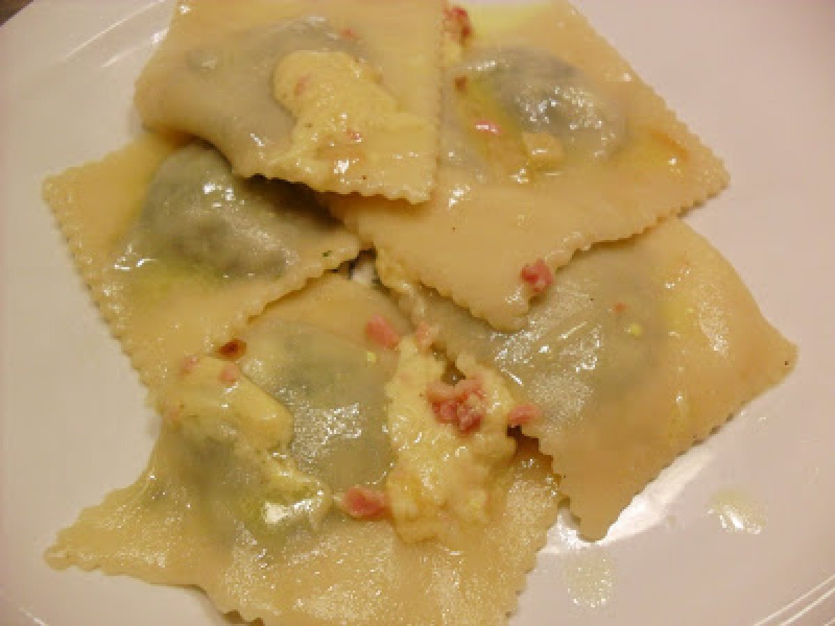 Cucina molecolare - La Lecitina nella pasta - parte II Ravioli Ricotta e Spinaci