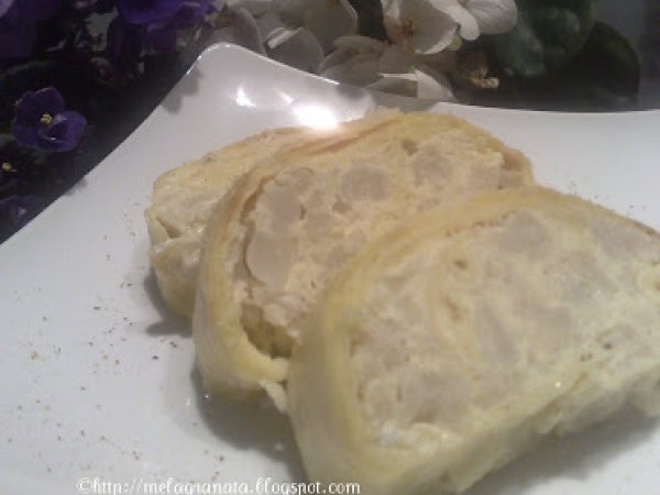 Cucinare insieme. Rotolo di crespelle al cavolfiore.