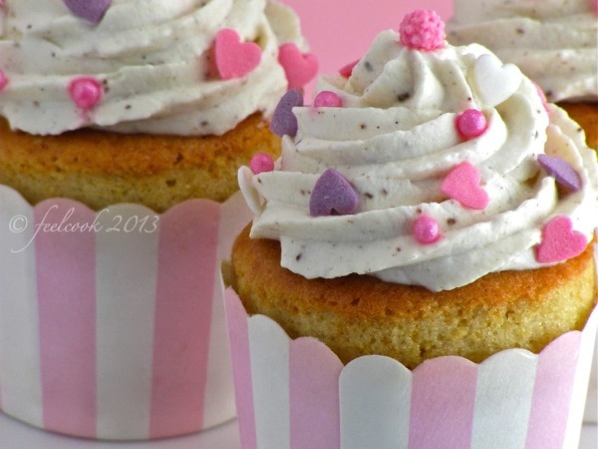 Set Di 3 Candele Profumate Al Cupcake Alla Vaniglia – Aromaterapia E Bergamotto – Decorazione Casa, Matrimoni, Spa