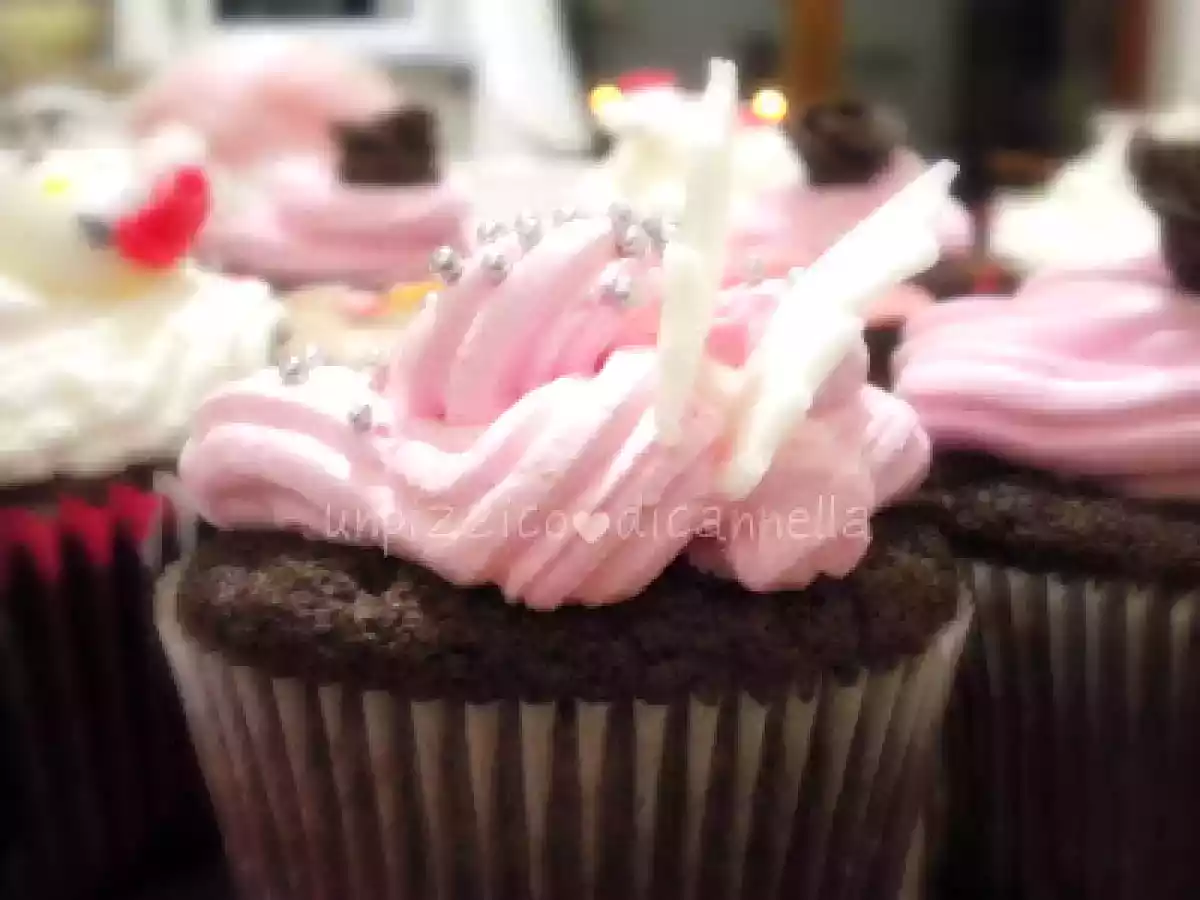 Cupcake Cioccolato e Fragole