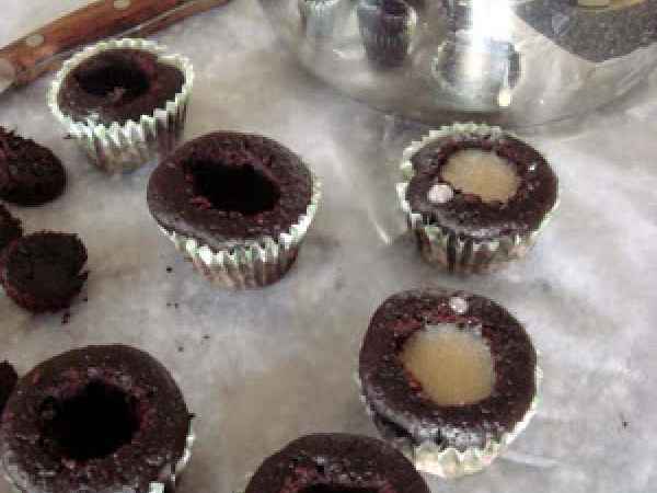 Cupcakes al cioccolato ed al caramello salato, foto 3
