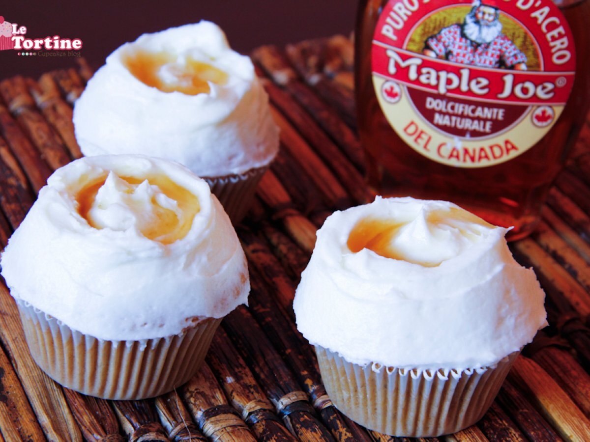 Cupcakes allo sciroppo d'acero
