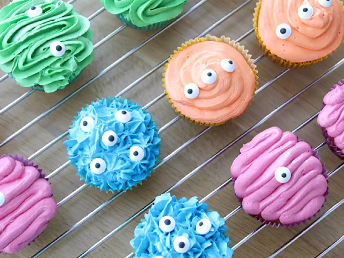 Cupcakes mostruosi di Halloween - Ricetta facile