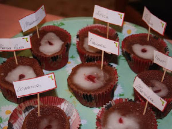 Cupcakes segnaposto natalizi