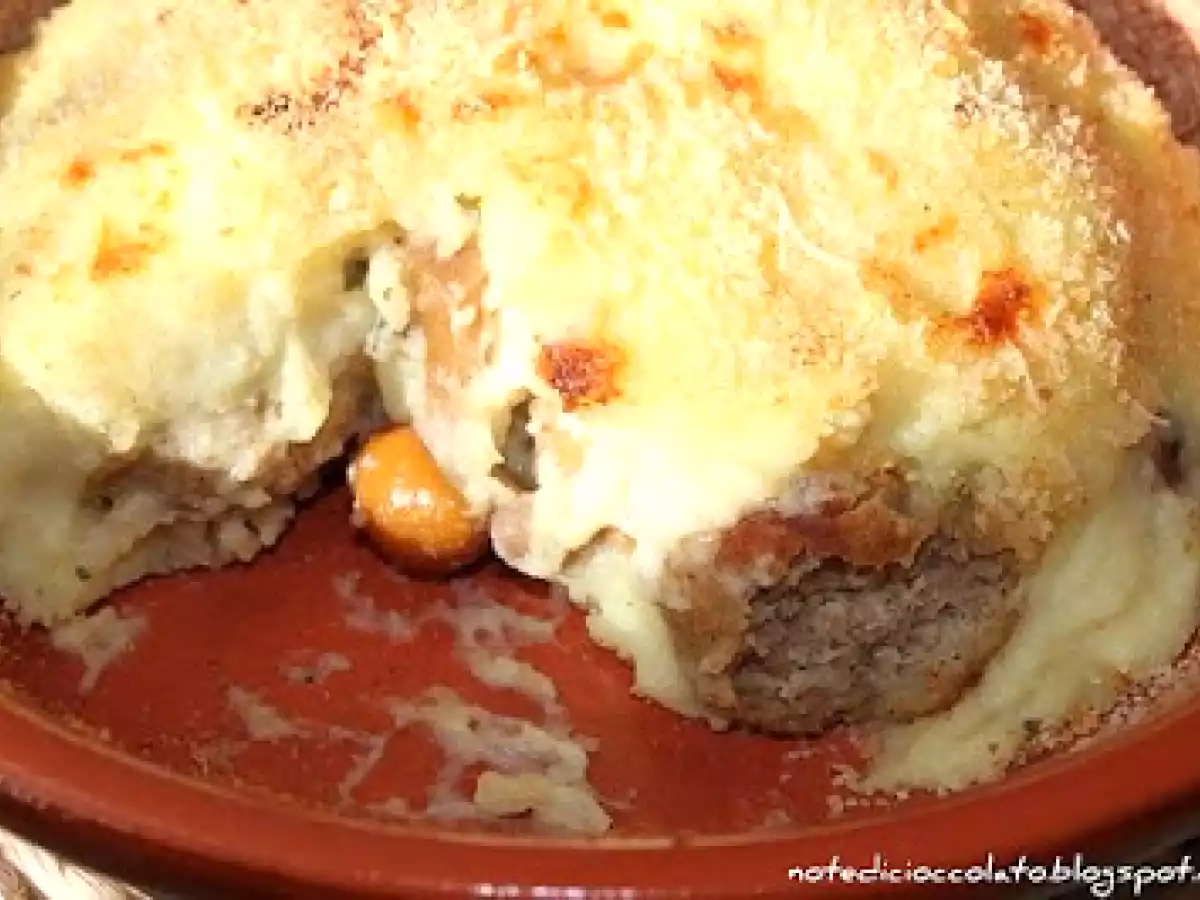 Cupola di purè con sorpresa