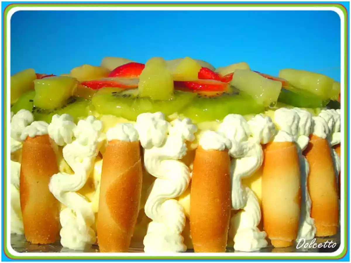 DELIZIA ALLA FRUTTA E CREMA PASTICCERA RICCA - foto 4