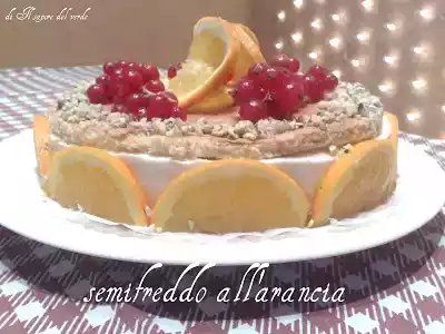 Delizioso semifreddo all'arancia