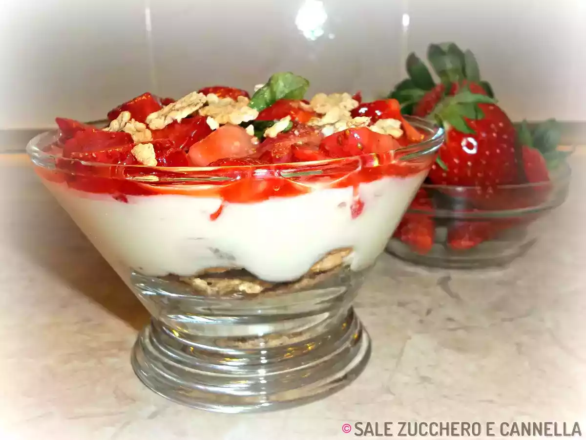 Dessert alle fragole light