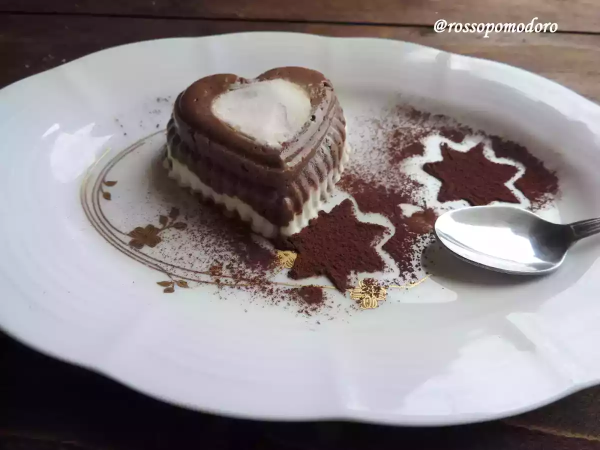 Dessert freddo biscotti secchi cacao e mascarpone