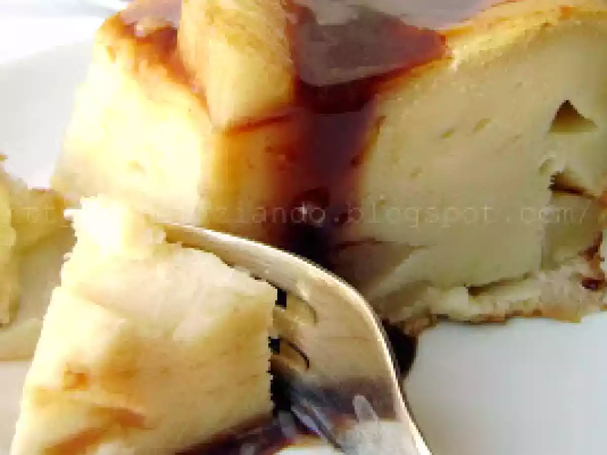 Dolce di ricotta e pere con salsa al cioccolato - foto 2