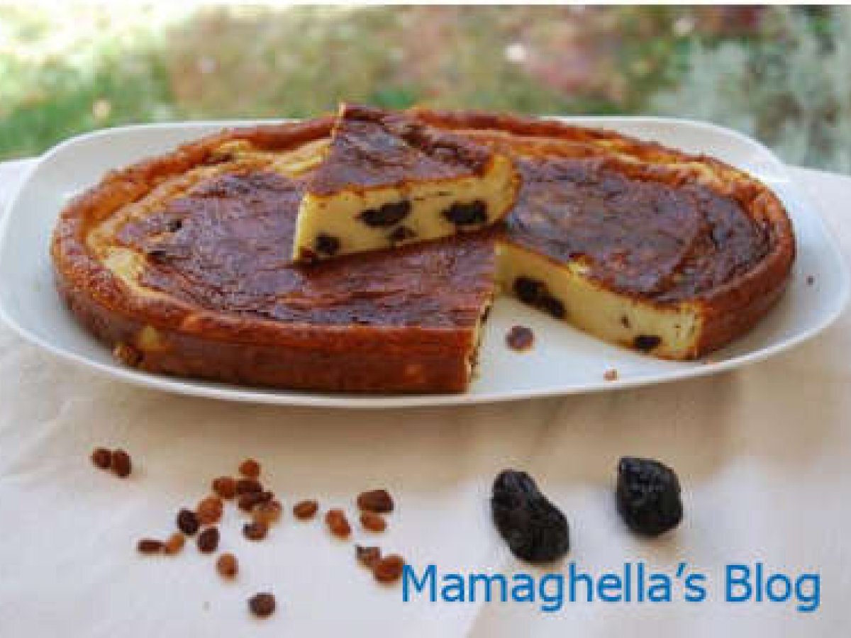 Dolce francese con le prugne