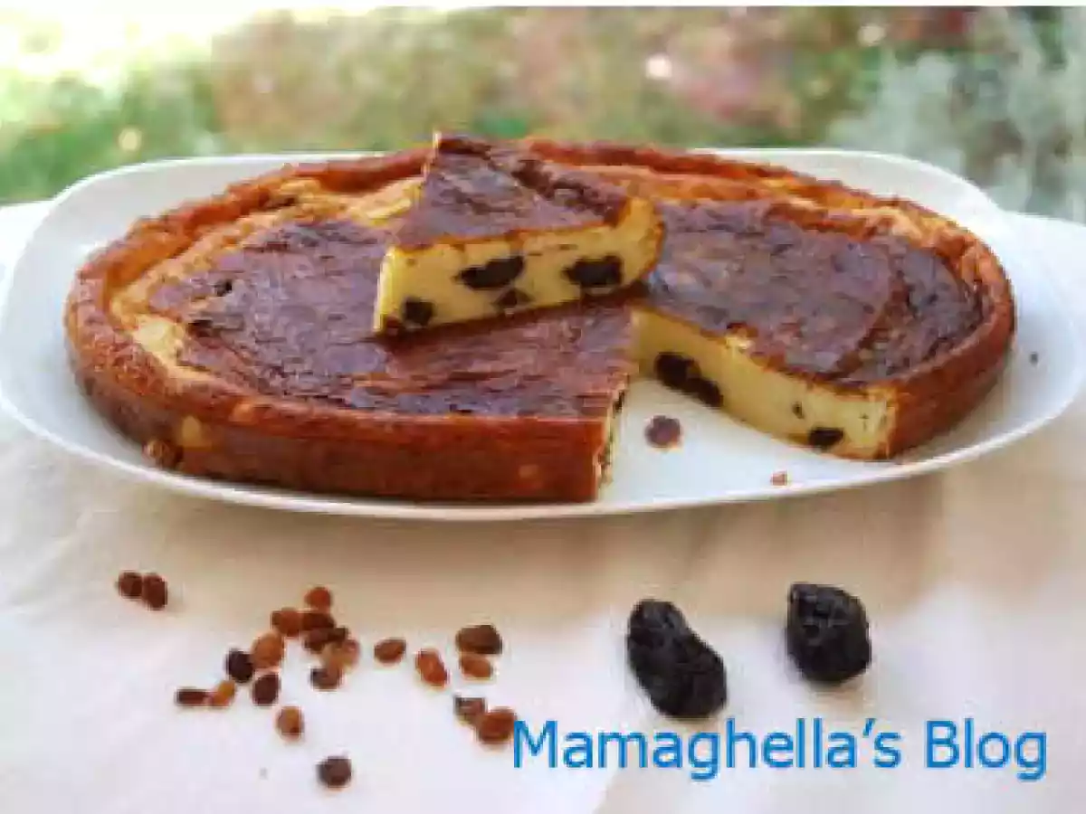 Dolce francese con le prugne