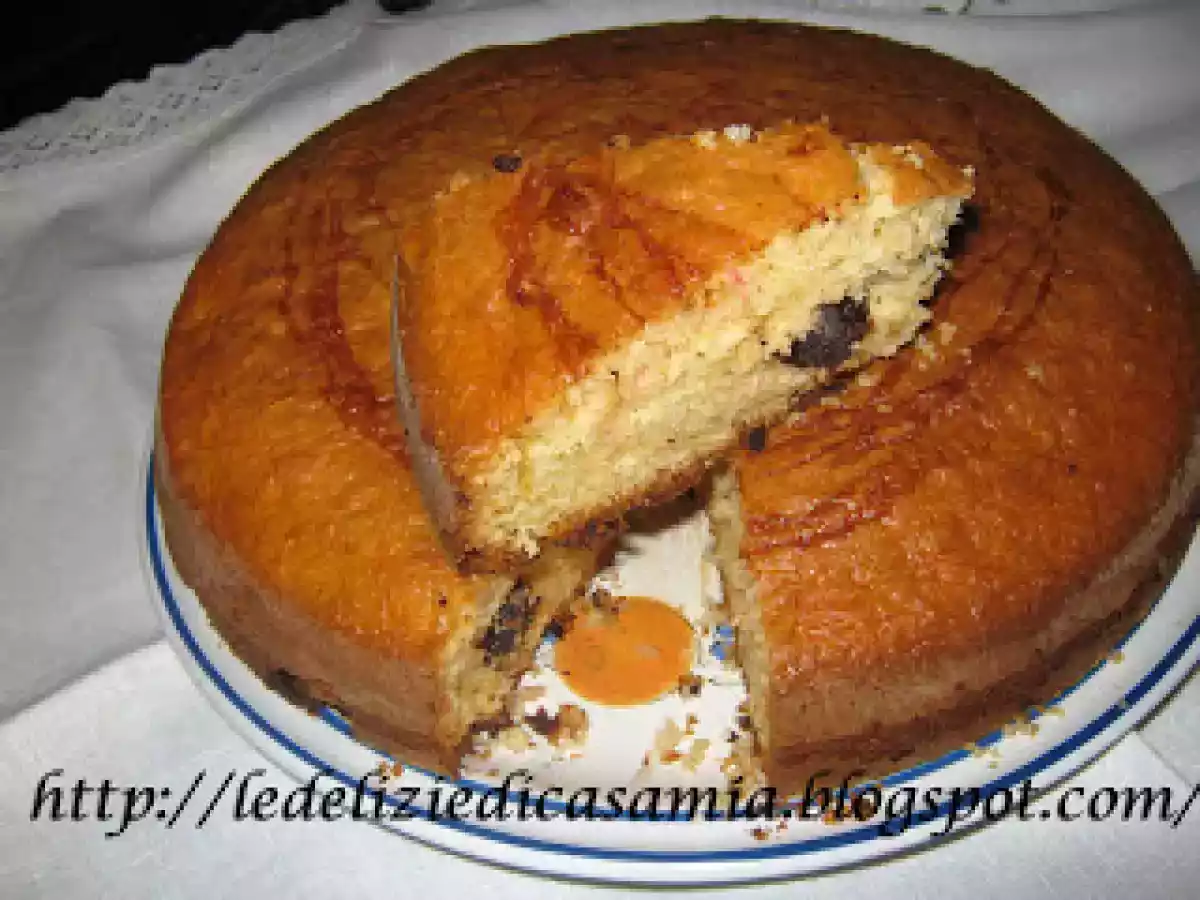 Dolce torta allo yogurt e amarene