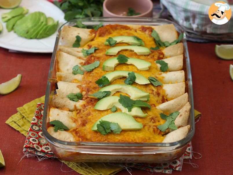 Enchiladas vegetariane, foto 1
