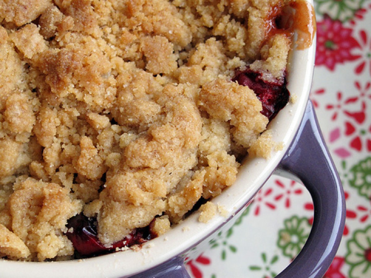 ENGLISH LESSON N.3: Cranberry and apple crumble