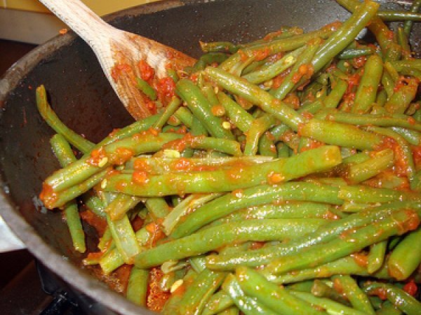 Fagiolini al pomodoro - Contorno estivo, foto 2