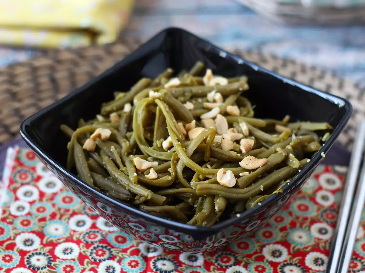 Fagiolini alla thailandese in friggitrice ad aria