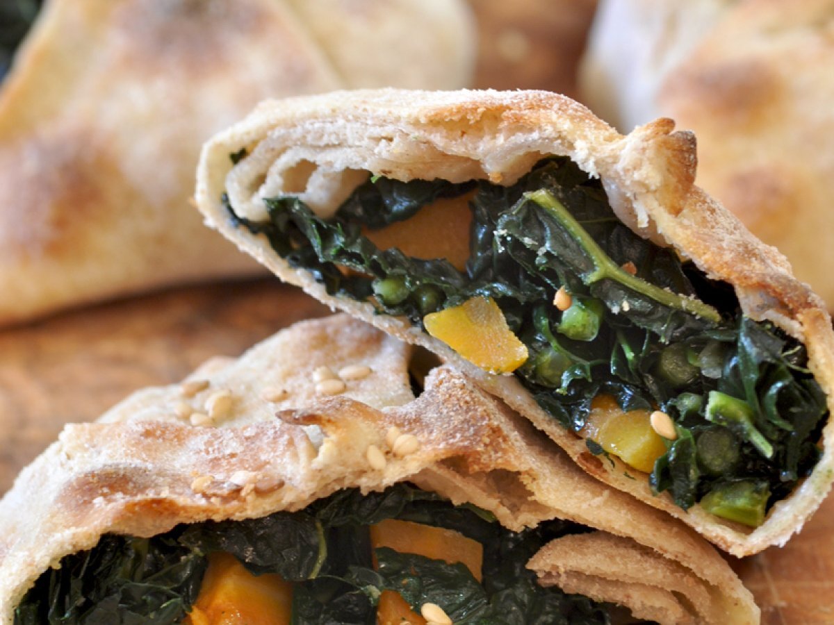 Fagottini di cavolo nero e carote