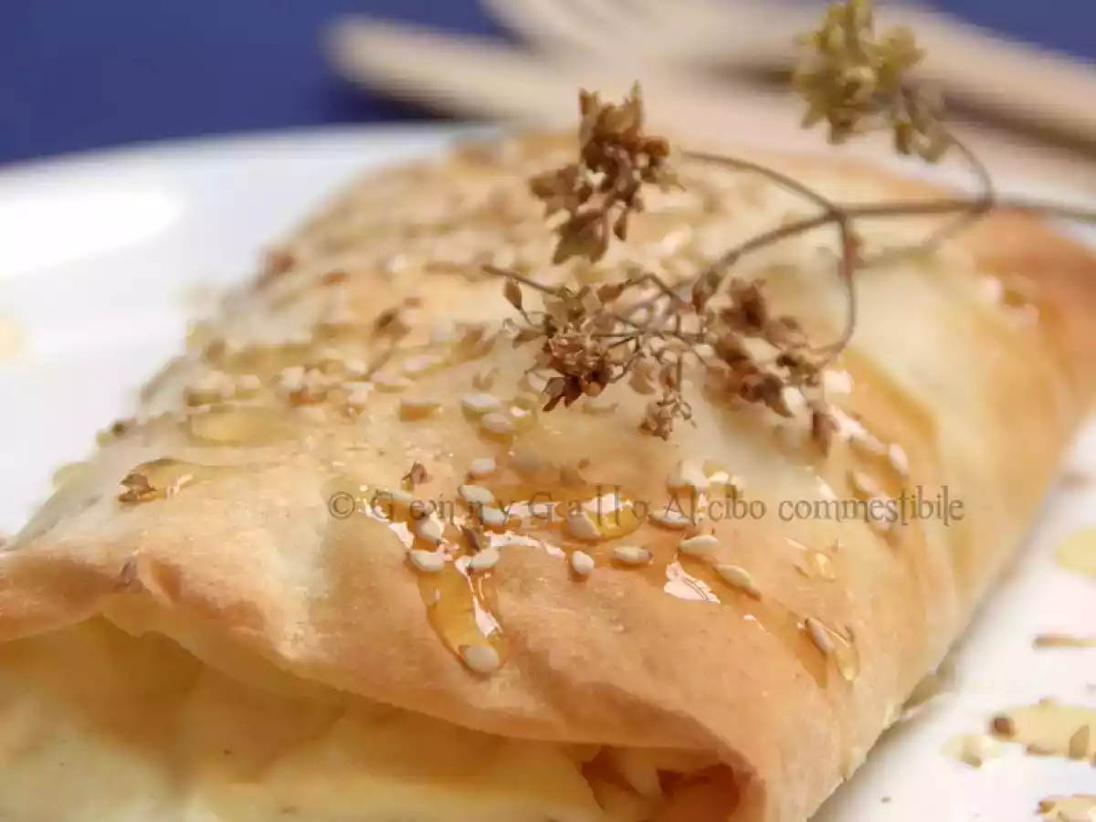 Fagottino di feta e miele in pasta fillo